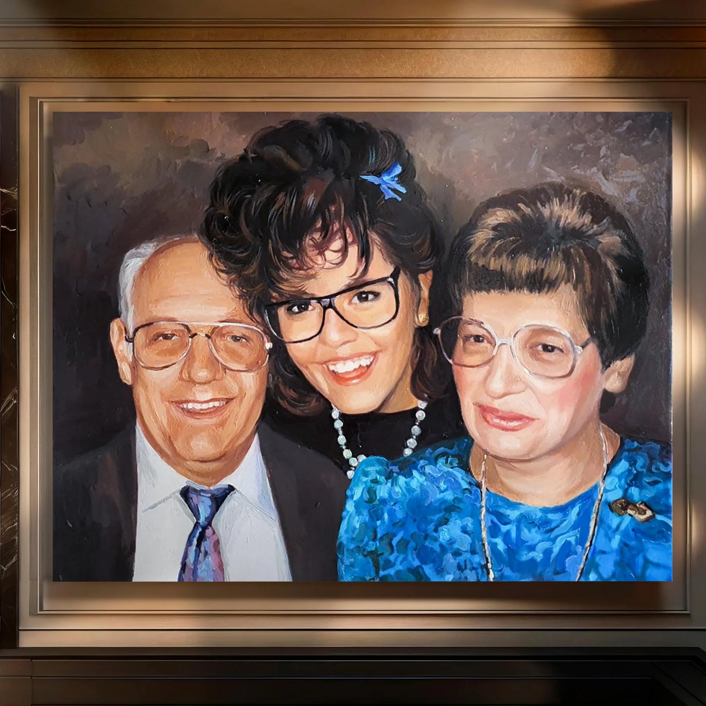 Memorial Oil Portrait - Hand Painted from Photo