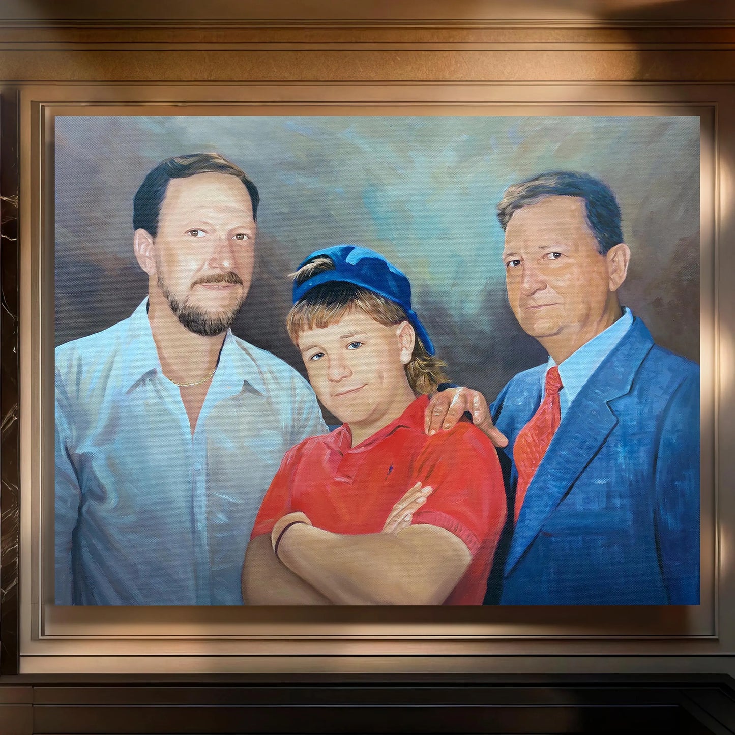 Memorial Oil Portrait - Hand Painted from Photo