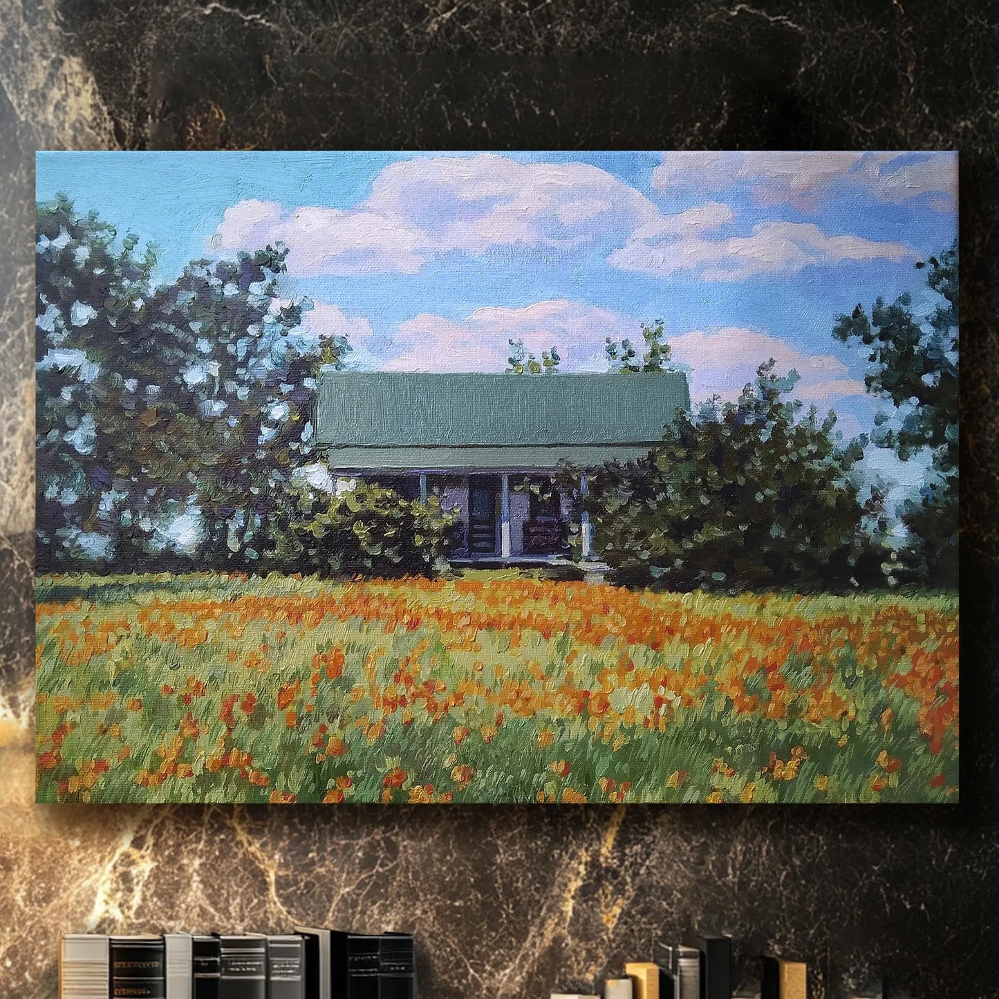 House Oil Portrait - Hand Painted from Photo