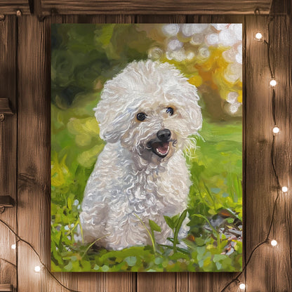 Pet Oil Portrait - Hand Painted from Photo