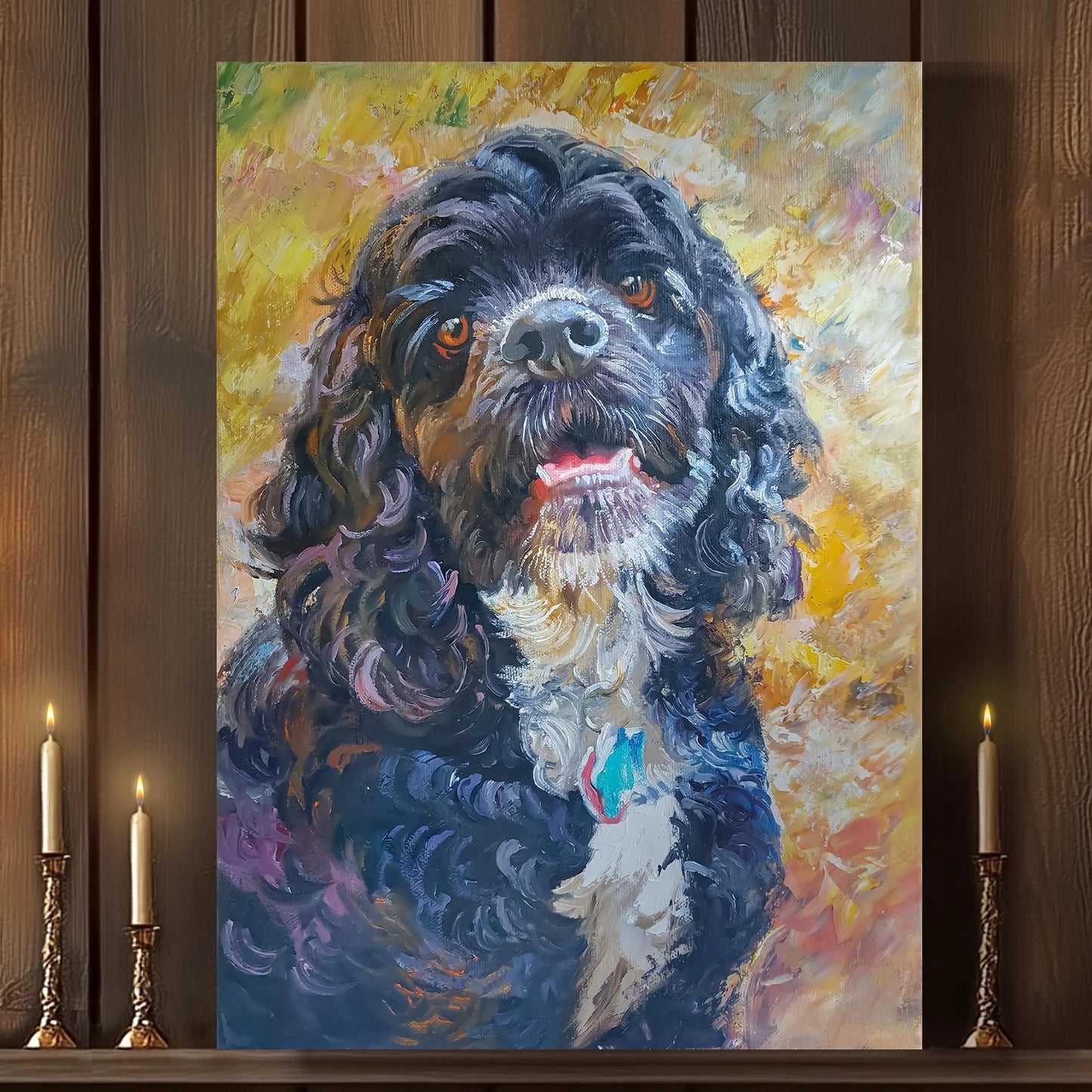 Pet Oil Portrait - Hand Painted from Photo